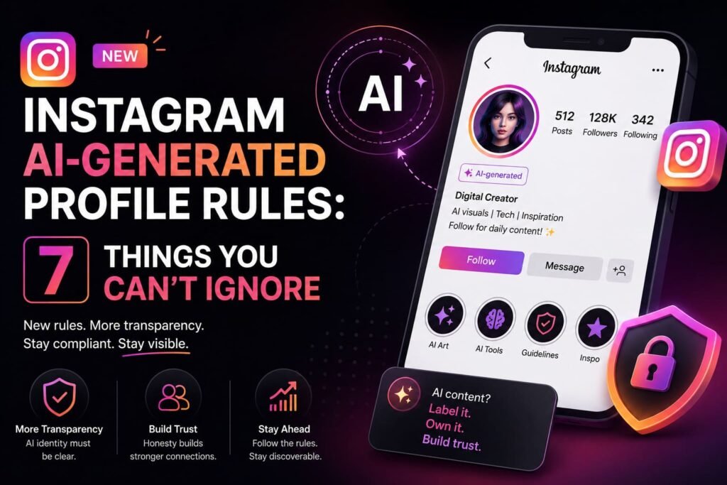 New Instagram AI-Generated Profile Rule